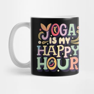 Yoga Is My Happy Hour Mug